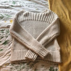 Target Universal Thread cream knitted sweater